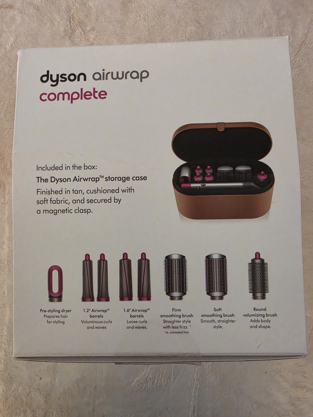 Dyson Airwrap Complete Hair Styler - Tan & Pink (Brand New)